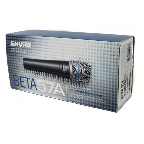 Shure Beta 57A Dynamic Lo Z Instrument SuperCardioid Mic - Vivace Music ...